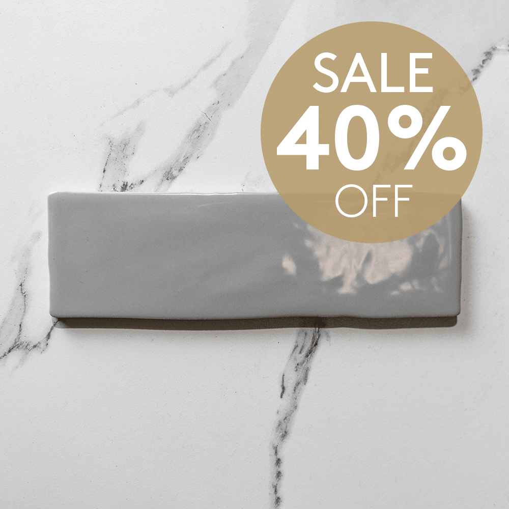 Premium Acquarella Grey 60x200 Glossy Ceramic Subway Tile - Perfect for Kitchen Backsplash, Bathroom Walls & Modern Interior Design