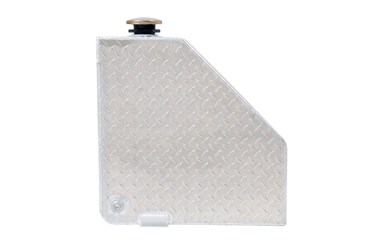 Dee Zee DZ92556 Wedge Transfer Tank for GMC Sierra 2500HD/3500HD (1999-2022) - Brite Tread Aluminum Design - Heavy Duty Truck Accessory for Water & Fuel Storage | Off-Road, Construction & Farming Use