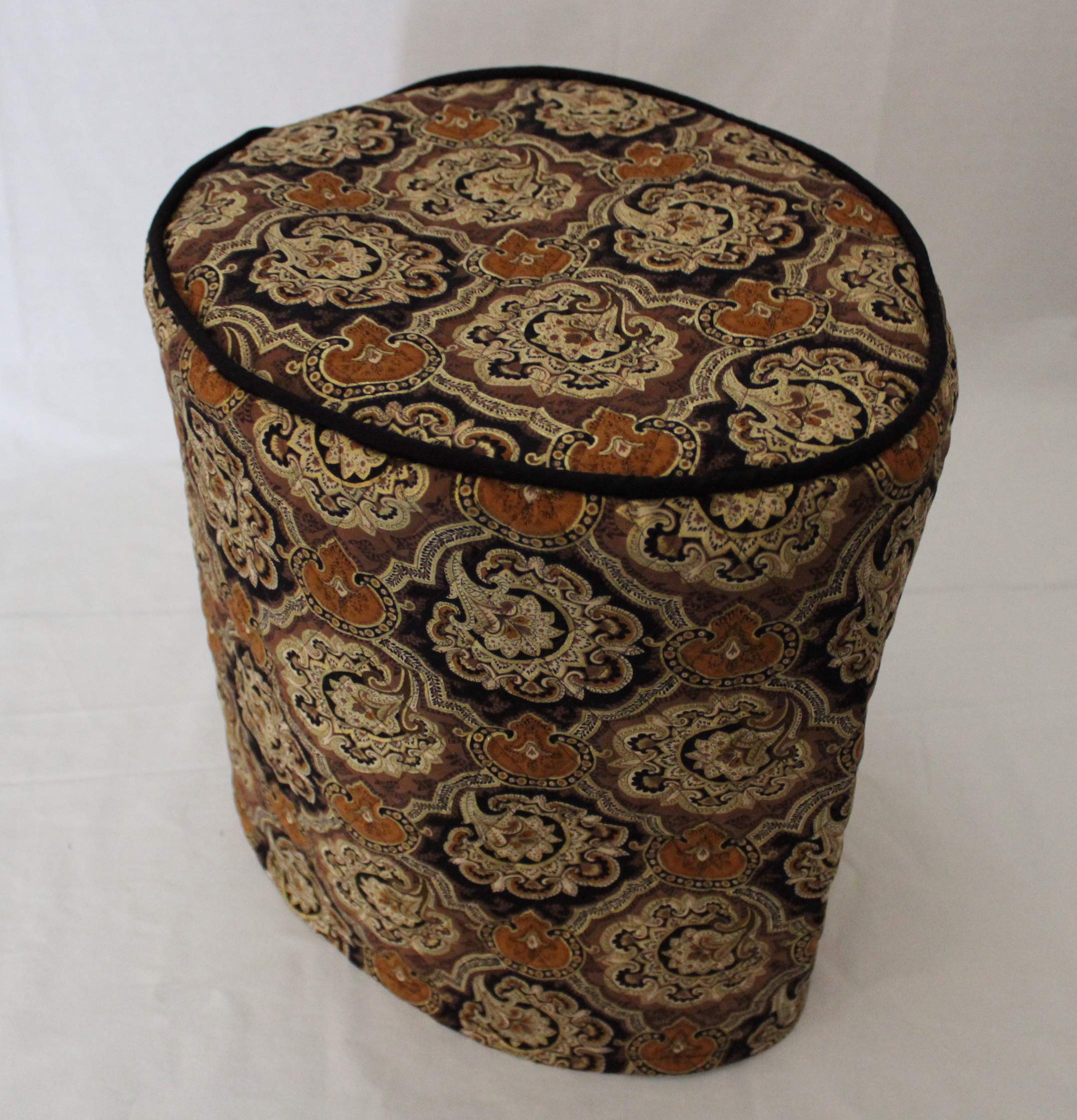 Quilted Instant Pot Pressure Cooker Cover 8Qt - Black Paisley Design for 8 Quart Models | Perfect for Kitchen Storage & Countertop Protection