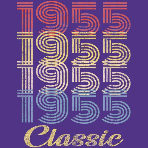 Vintage 1955 Retro 70th Birthday T-Shirt for Men - Classic 70 Years Old Gift Idea - Perfect for Birthday Parties, Family Celebrations & Milestone Events