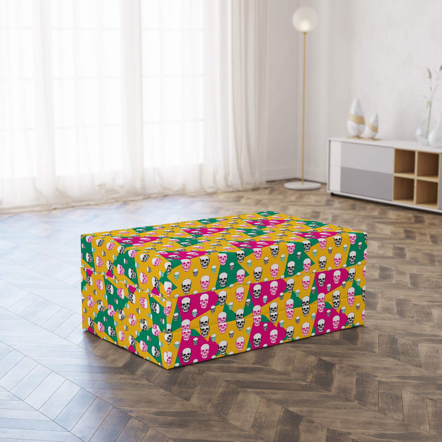 Ambesonne Geometric Foldable Mattress - 74.8