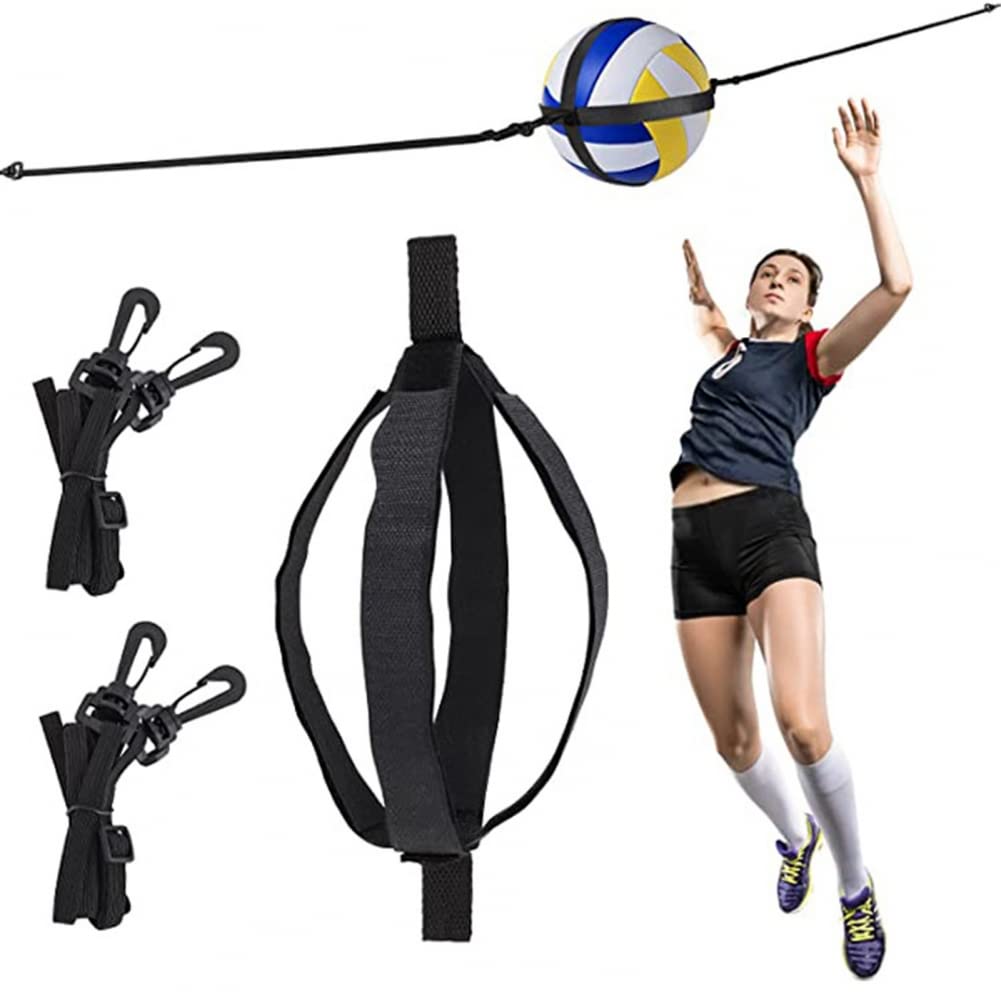 Volleyball Spike Trainer Set - Flexible & Durable Volleyball Training Equipment for Beginners - Improve Serving, Jumping & Arm Speed - Perfect for Indoor & Outdoor Volleyball Practice, Games & Drills