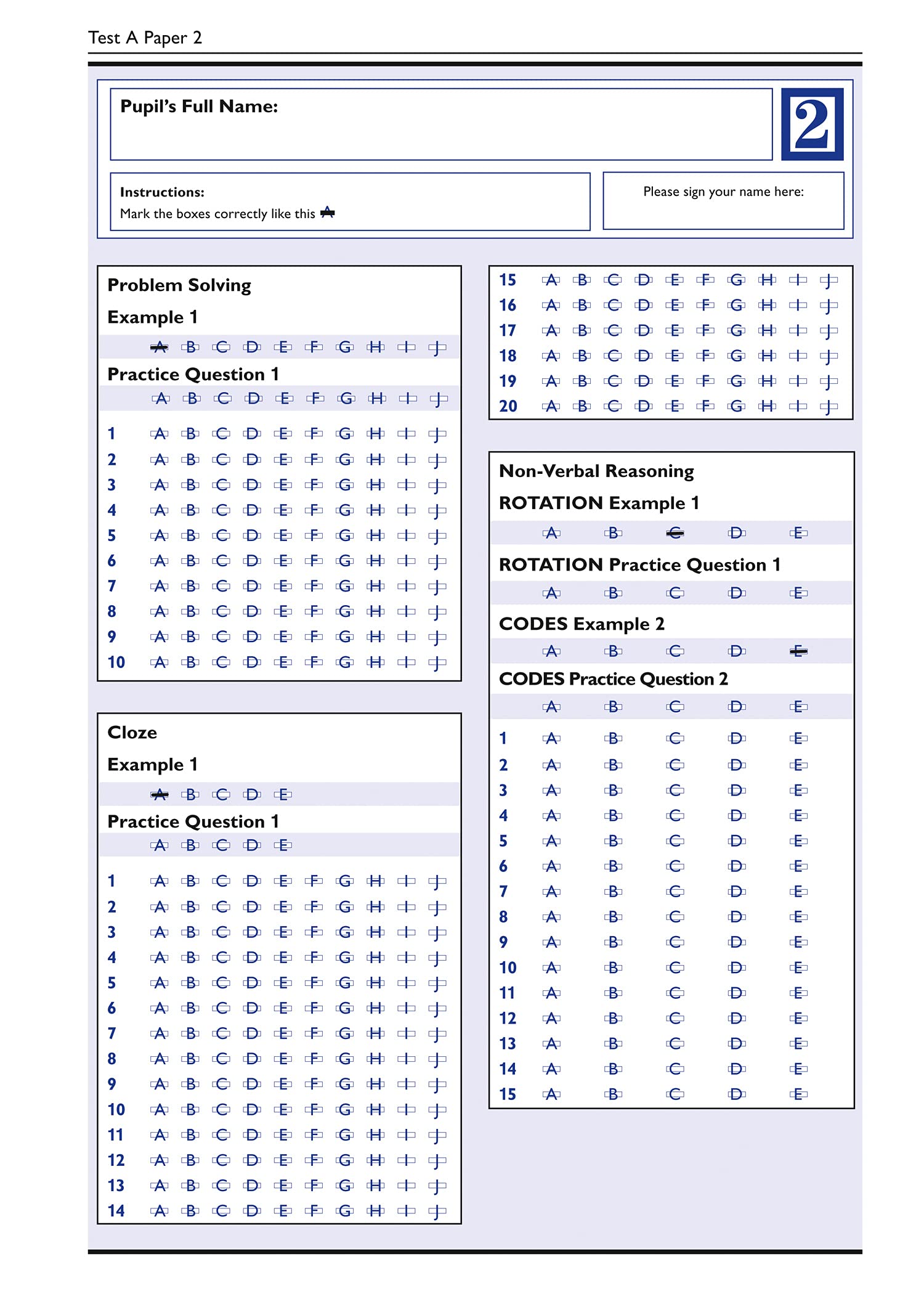 Collins 11+ Verbal Reasoning, Non-Verbal Reasoning & Maths Practice Papers Book 2 - 4 Full Test Sets for CEM 2021 Exams | 11 Plus Exam Prep for Grammar & Selective Schools | Ideal for Home Study & Tutoring Sessions
