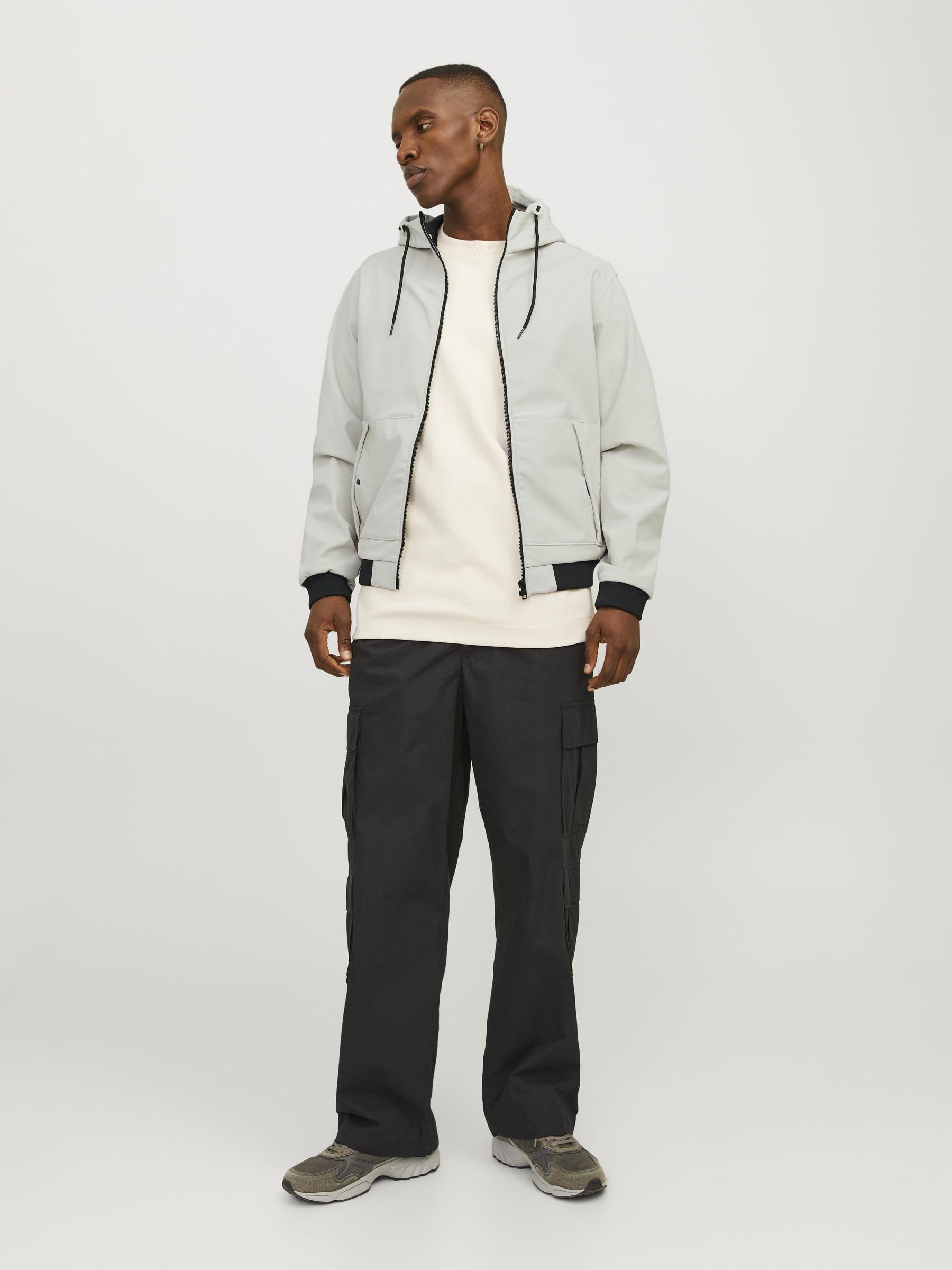JACK & JONES Men's Classic Hooded Jacket for Outdoor & Casual Wear