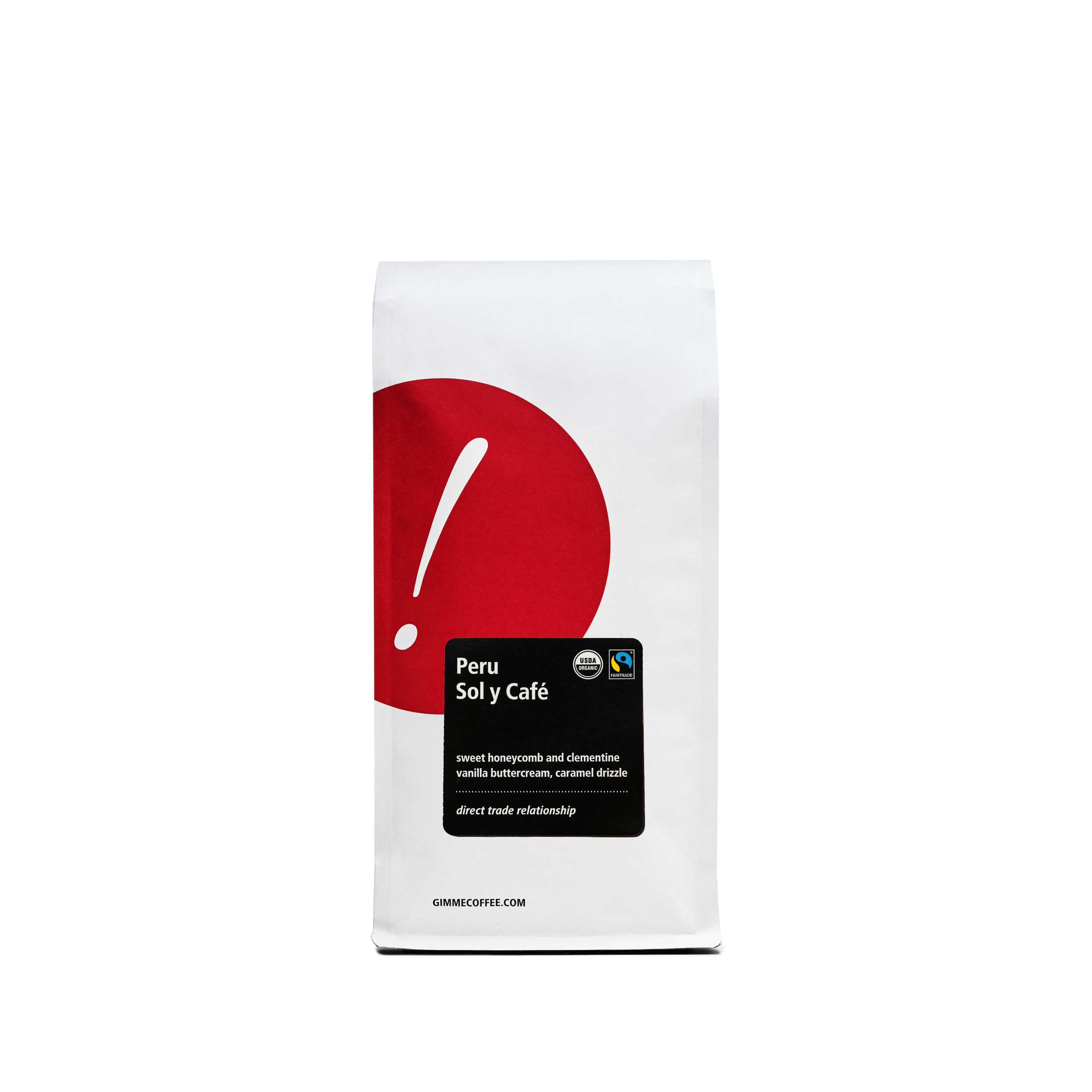 Peru Sol Y Cafe - Premium Peruvian Coffee Beans, Organic & Fair Trade - Perfect for Home Brewing, Gifts & Office Use