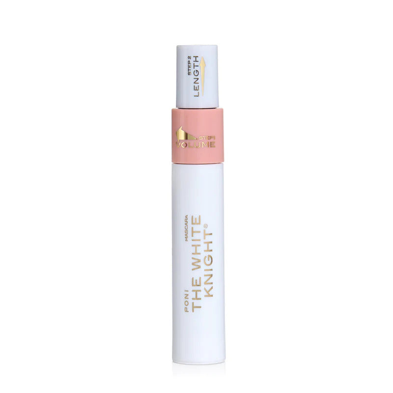 PONi The White Knight Mascara - Volumizing & Lengthening Waterproof Mascara for Dramatic Lashes | Perfect for Daily Wear, Special Occasions & Night Out Makeup