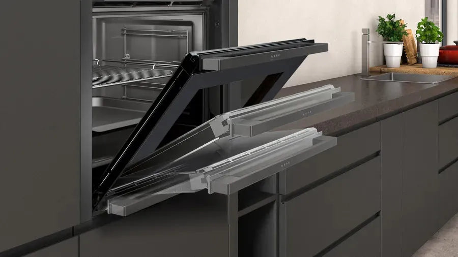 Neff 60cm Built-In Pyrolytic Oven with Steam Function - N50 B5AVM7AG0A | Perfect for Baking, Roasting & Self-Cleaning in Modern Kitchens