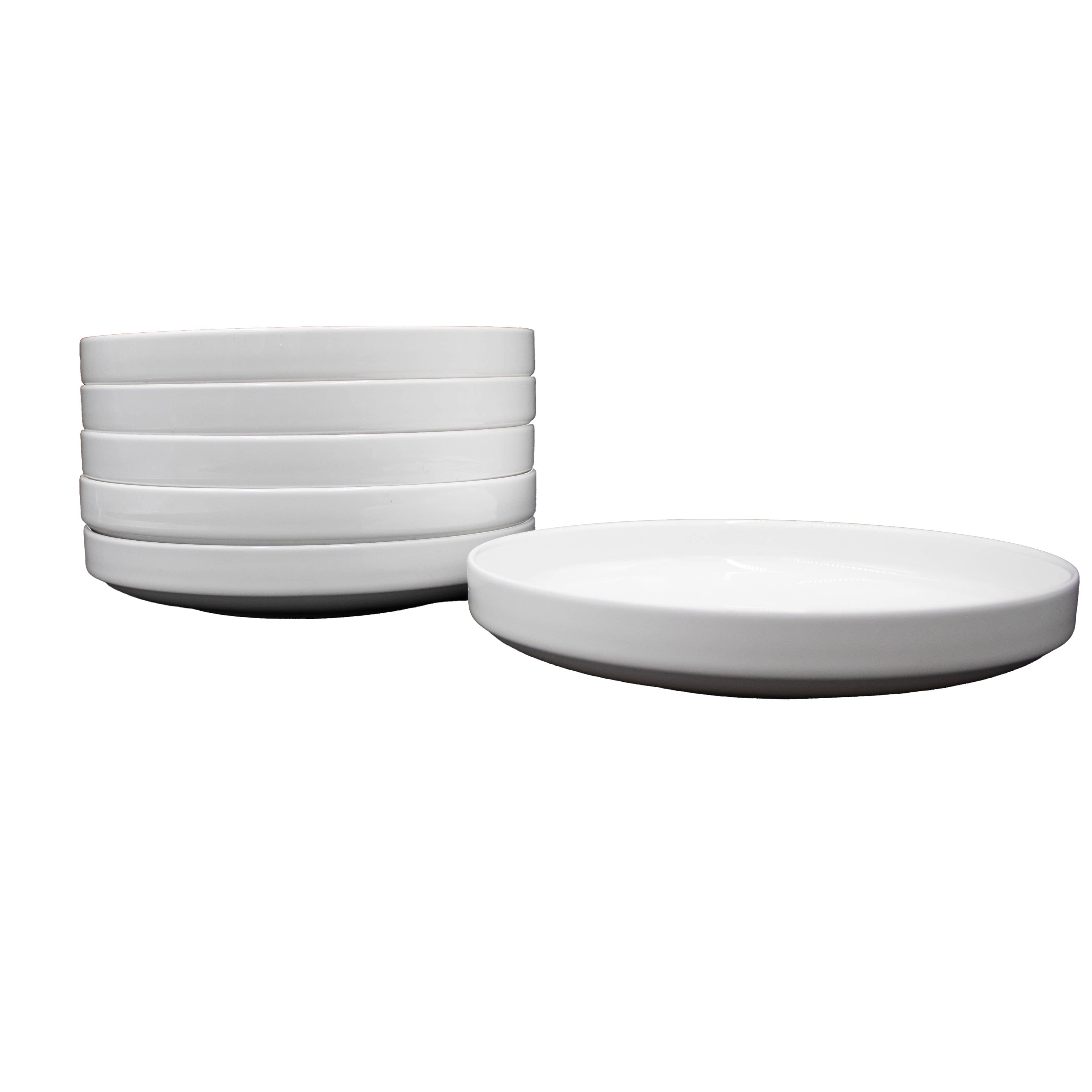 Macie Set of 6 Small Pasta Bowls - 10oz Ceramic Soup & Salad Dishes - Perfect for Appetizers, Desserts, Snacks & Entertaining