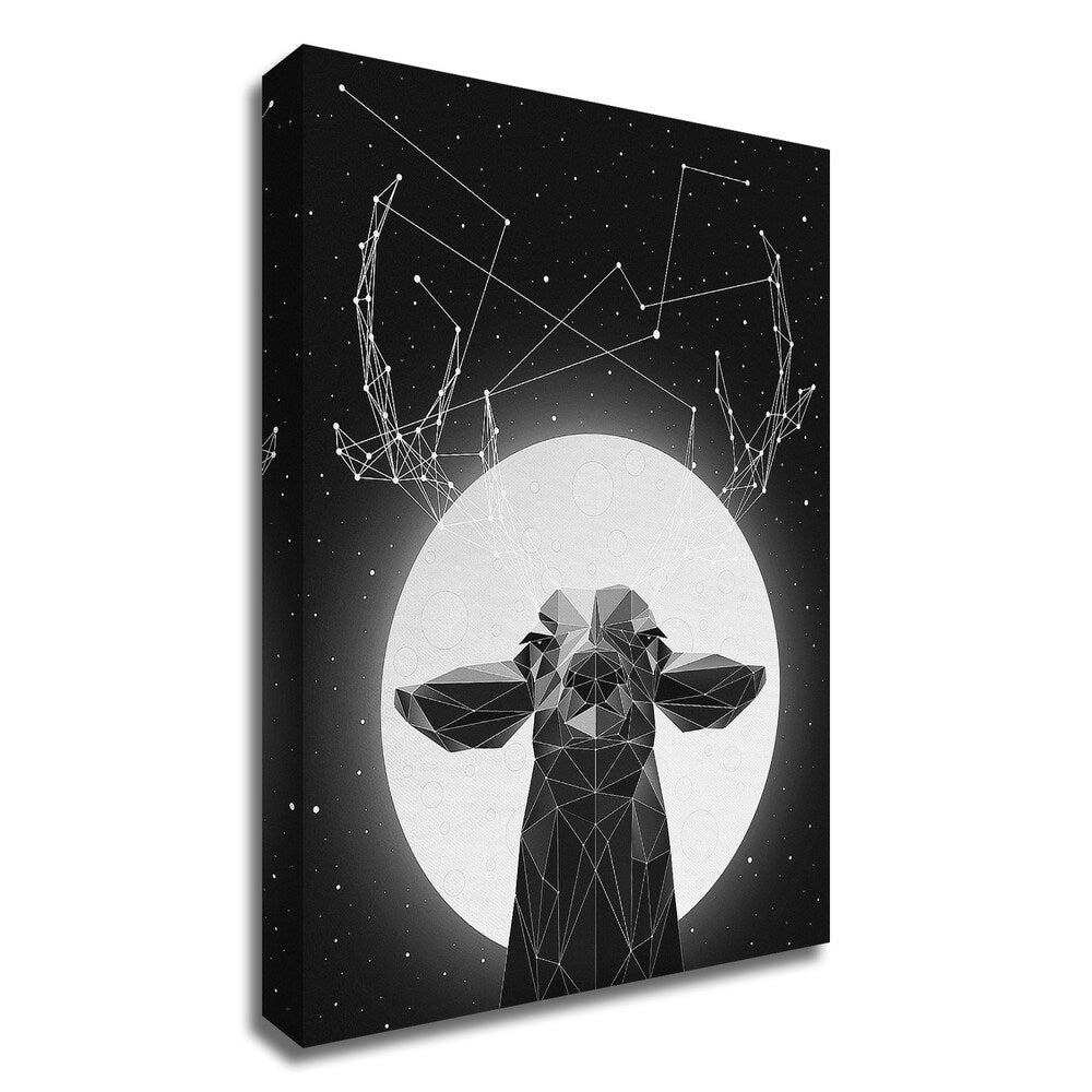 Banyon Deer by Davies Babies - Premium Canvas Art Print Ready to Hang - Perfect for Nursery, Kids Room & Home Decor
