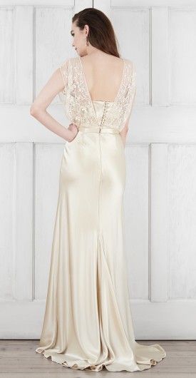 Catherine Deane Zaden Gown - Elegant Long Sleeve Lace Wedding Dress for Bride, Perfect for Church Ceremony & Formal Evening Events