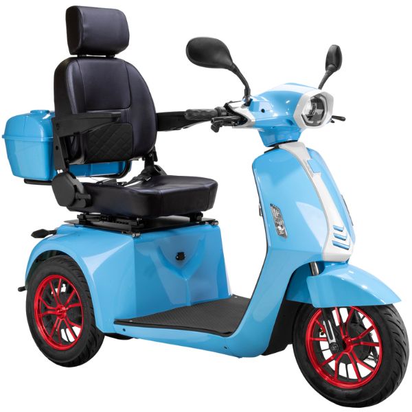 Premium Heavy Duty 3-Wheel Mobility Scooter for Adults - Lightweight & Foldable Electric Scooter with Long Battery Life - Ideal for Seniors, Travel, Shopping & Outdoor Activities