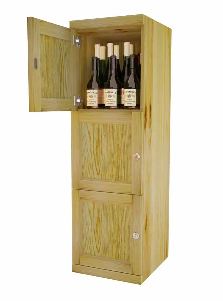 Vinostor Wine Lockers - 3 Locking Bins, 51 5/8