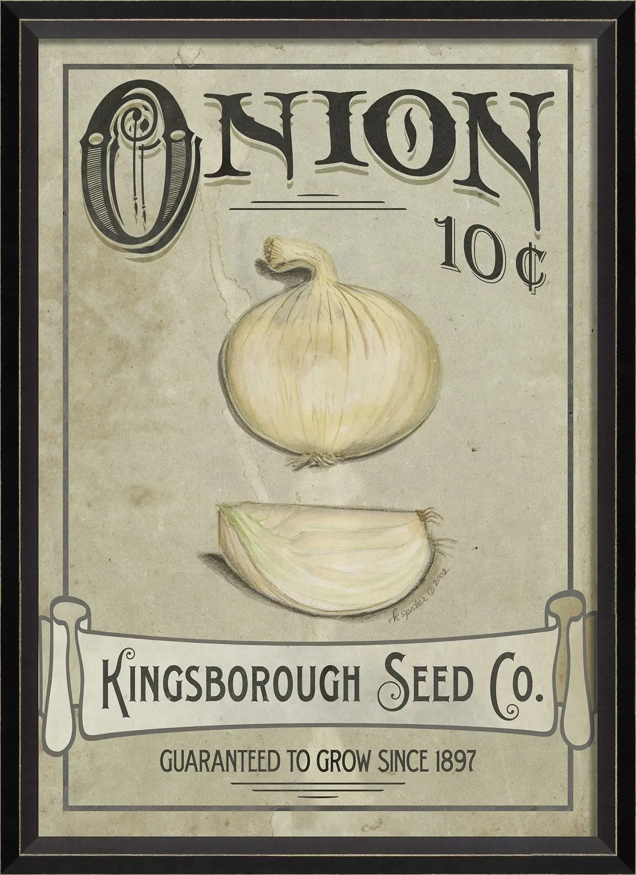 Farmers Market Vegetable Art Print - Rustic Farmhouse Decor for Kitchen, Dining Room & Country Style Home