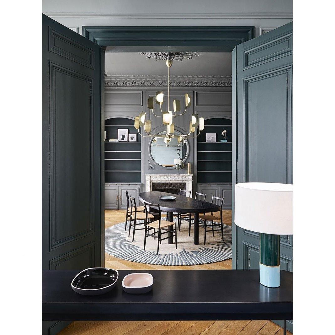 Elegant Leaf Chandelier Lighting Fixture - Modern Botanical Ceiling Light for Dining Room, Living Room & Bedroom Decor