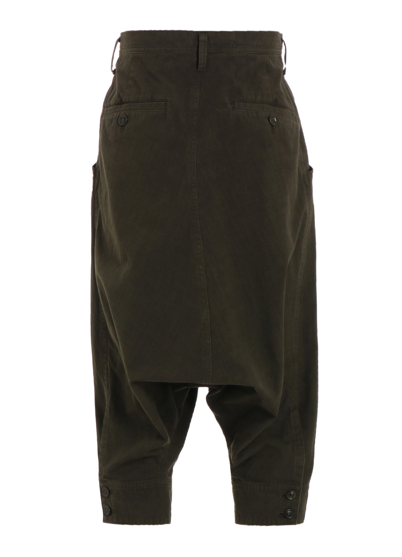 Stylish Cotton Slab Garment Dyed Cuffed Hem Sarouel Pants for Men & Women - Perfect for Casual Wear, Street Fashion, and Boho Outfits