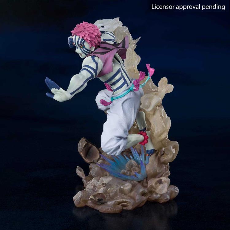 Demon Slayer: Kimetsu no Yaiba Mugen Train Akaza (Upper Three) Anime Figure Statue - Perfect for Anime Collections, Home Decor, and Gift Giving
