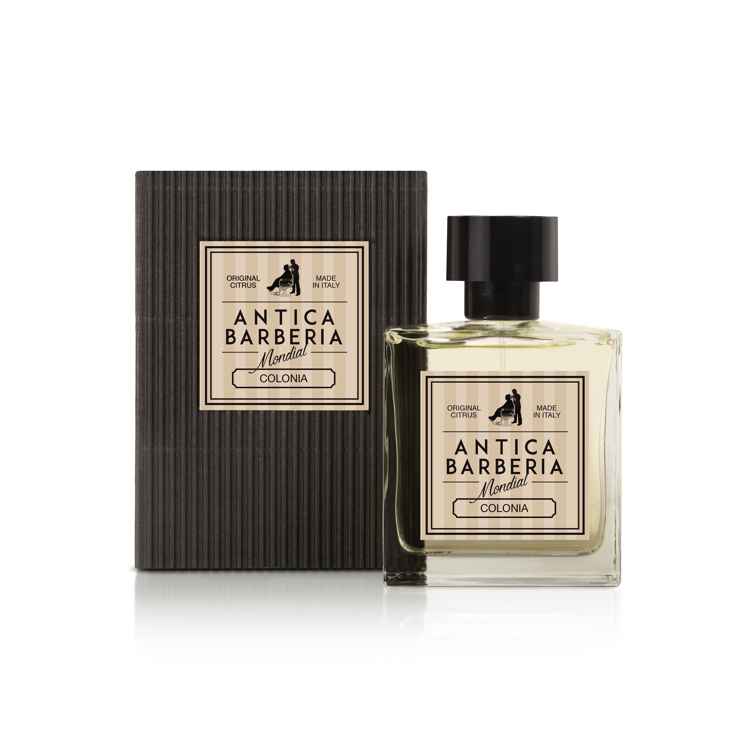 Antica Barberia Original Citrus Eau de Cologne for Men - 100ml Fresh Citrus Scent, Long-Lasting Fragrance for Daily Use, Grooming & Special Occasions