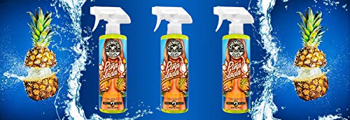 Chemical Guys AIR22904 Premium Air Freshener & Odor Eliminator - 4 Oz Piña Colada Scent - Car, Home & Office Freshener - Eliminates Bad Smells Instantly