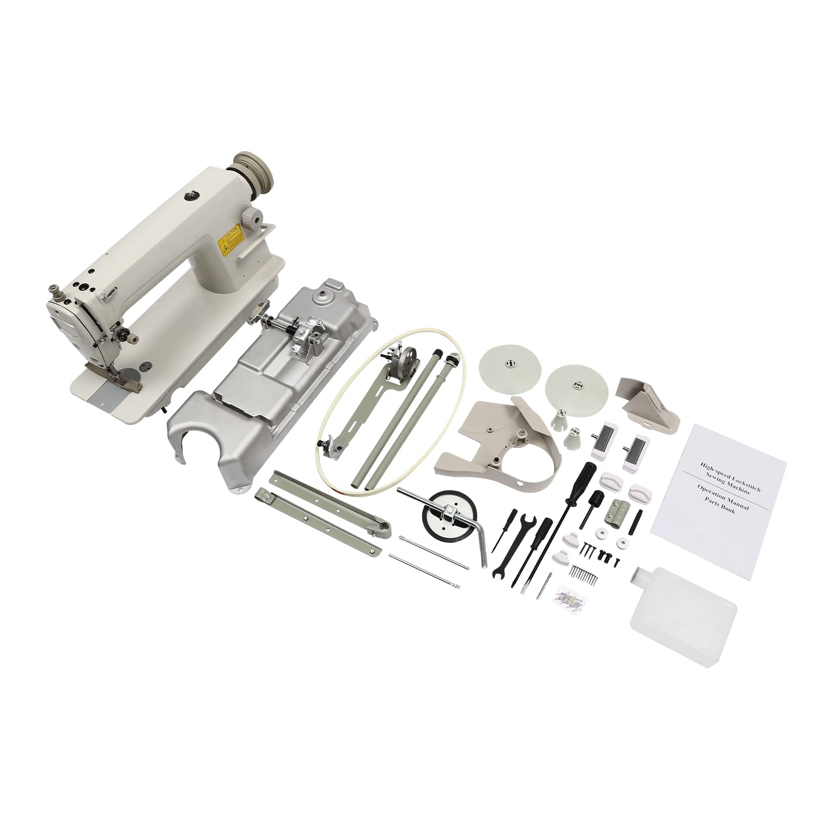 Industrial Sewing Machine DDL-8700 - Heavy Duty High Speed Electric Sewing Machine with Accessory Kit, Portable White Sewing Machine for Beginners & Adults - Perfect for Home Tailoring, Upholstery, Leather Craft & DIY Projects