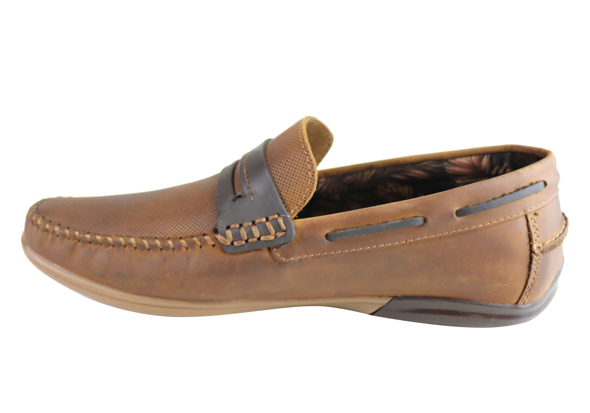 Ferricelli Mitchell Men's Genuine Leather Casual Loafers - Handcrafted in Brazil - Comfortable Slip-On Shoes for Work, Travel & Everyday Wear