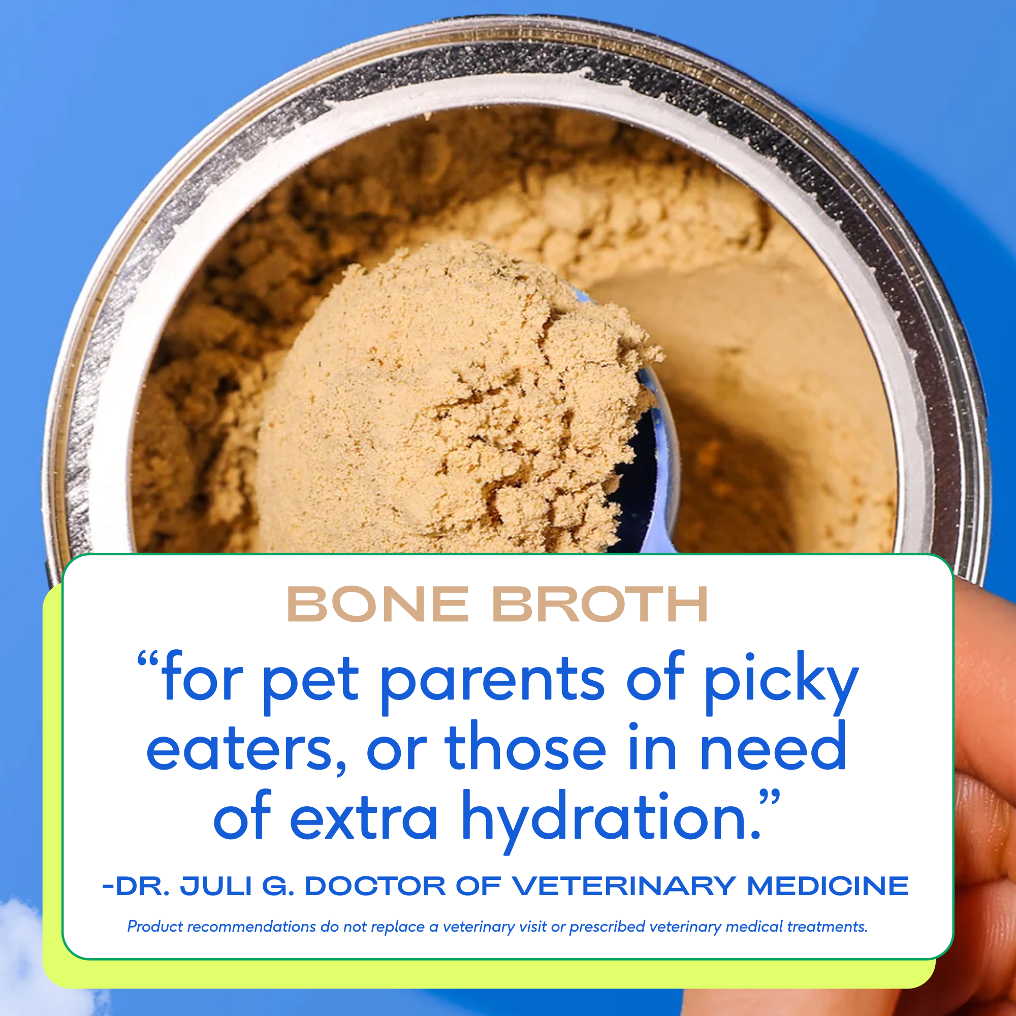 Premium Beef Bone Broth Topper for Dogs - High Protein Dog Food Supplement | Supports Joint Health & Digestion | Ideal for Senior Dogs & Puppies | Perfect for Meal Topping, Kibble Enhancer & Training Treats