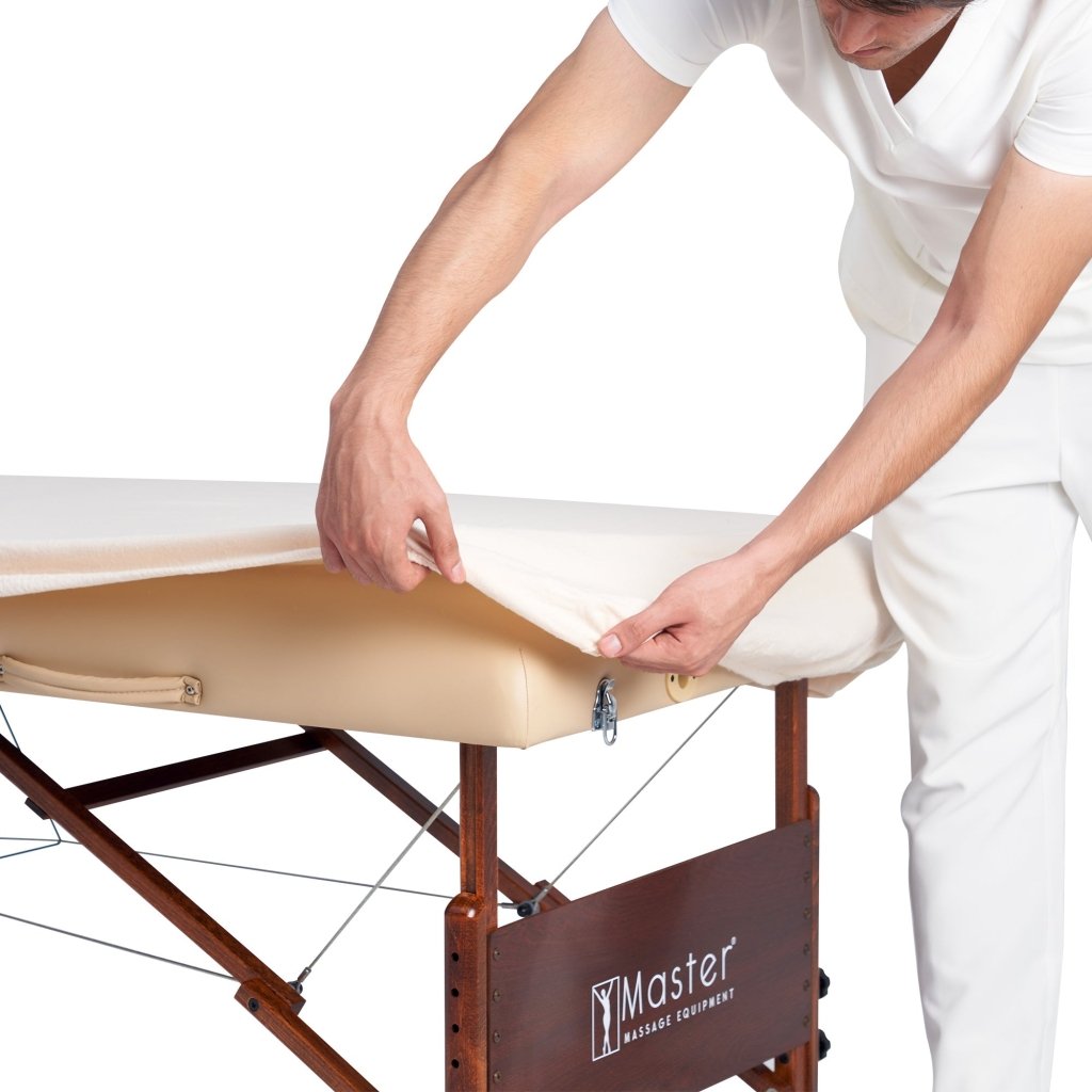 Premium 3-Piece Massage Table Sheet Set - Soft Cotton Flannel Covers for Spa, Salon & Home Use - Includes Table Cover, Face Cushion Cover & Fitted Sheet - Ideal for Professional Massage Therapy & Relaxation