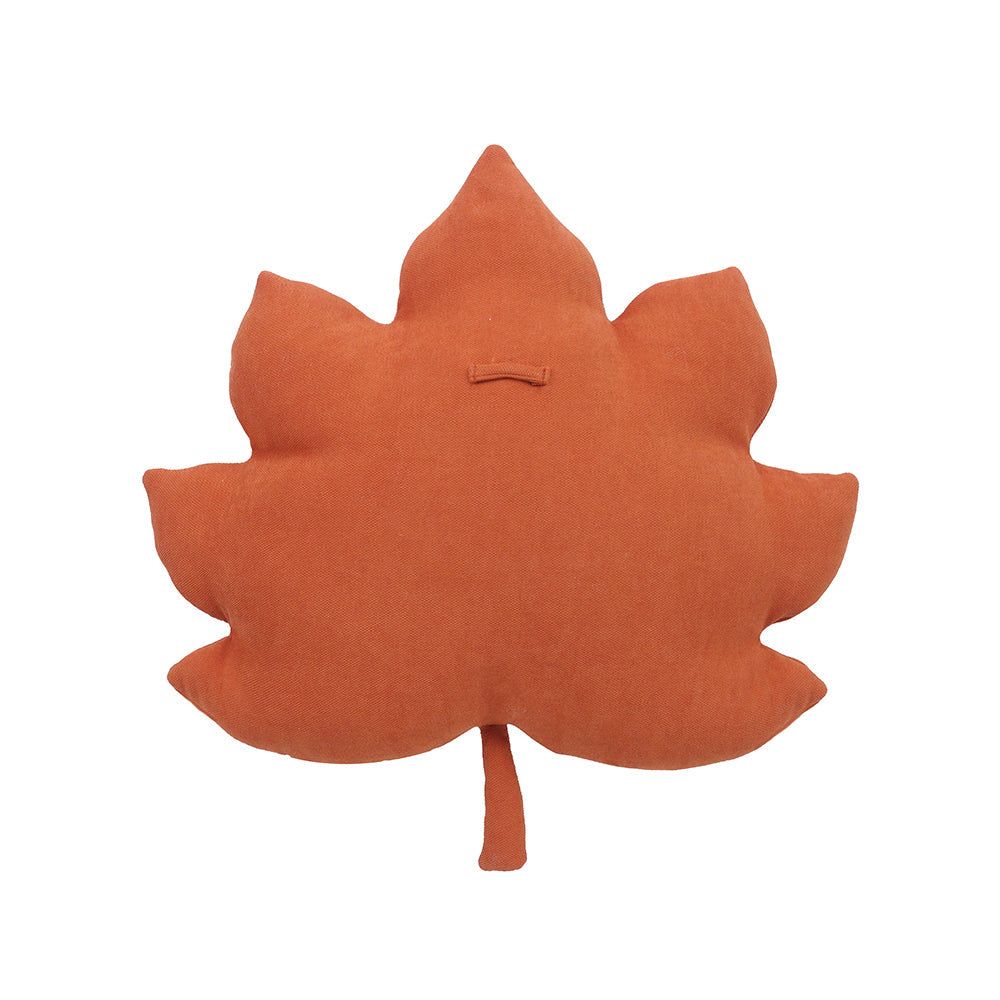 Maple Leaf Accent Decor Plush Pillow - Soft Fall Home Decor for Couch, Bed, Nursery - Cozy Autumn Throw Pillow for Living Room, Dorm & Seasonal Decorations