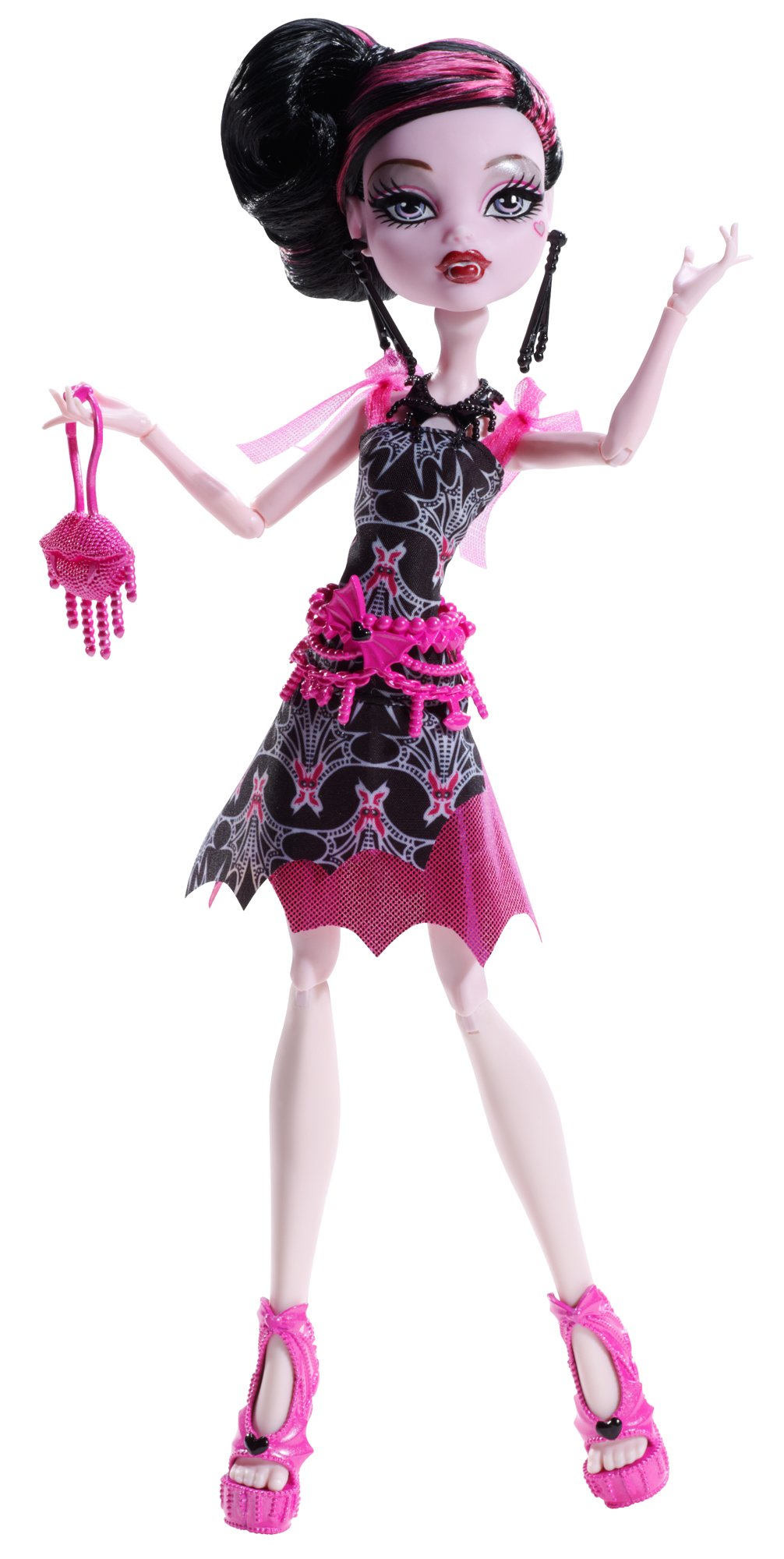 Monster High Frights Camera Action Black Carpet Draculaura Doll - Collectible Fashion Doll for Kids & Fans, Perfect for Playtime, Display & Gifts