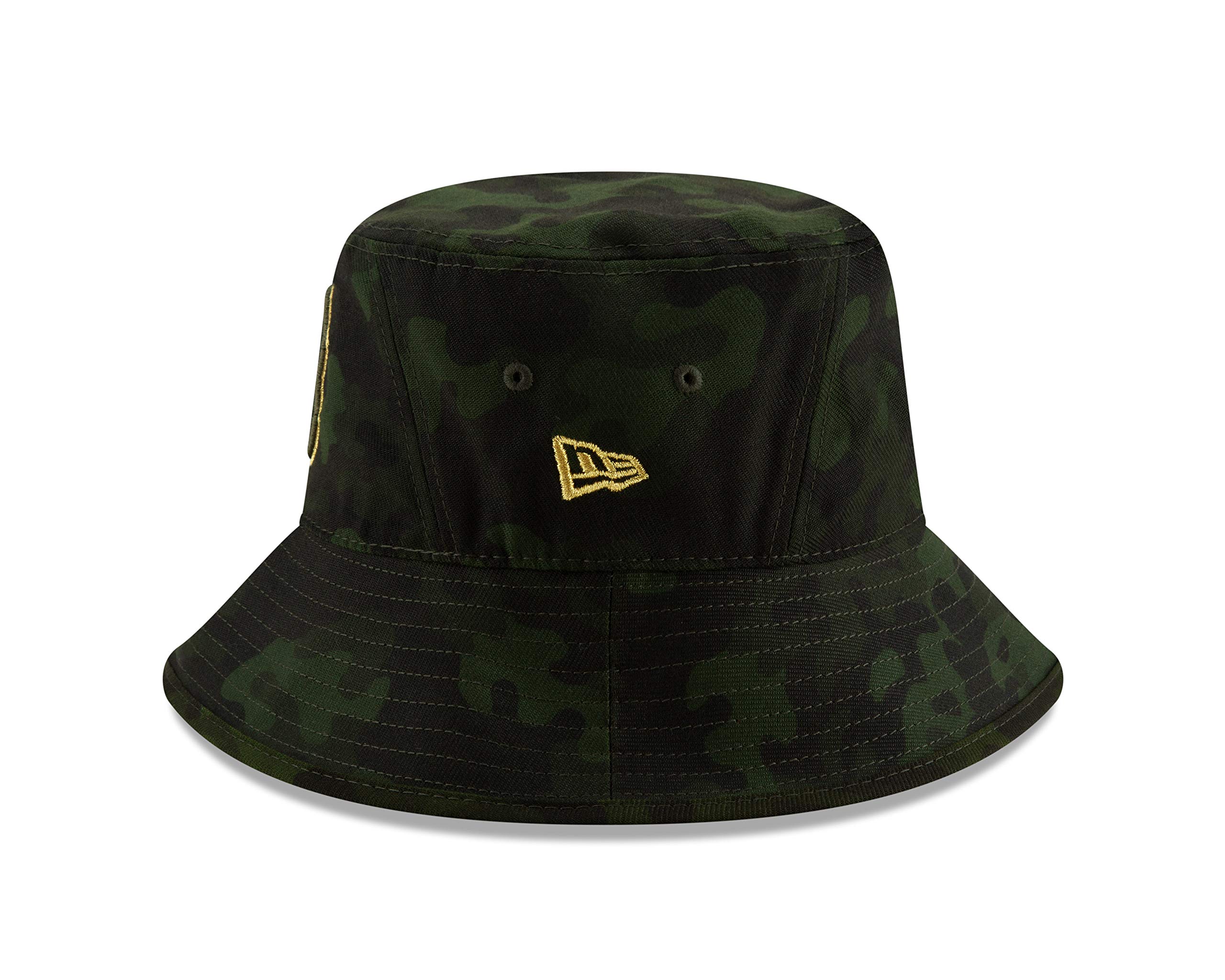 New Era MLB 2019 Armed Forces Day Bucket Hat Cap One Size Fits Most - Baseball Fan Gear for Outdoor Games & Patriotic Events