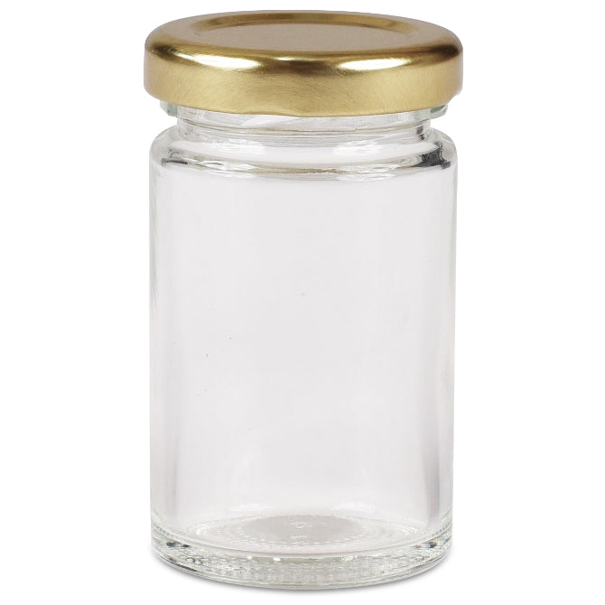 Mini Glass Jar with Screwtop Lid - Perfect for Spices, DIY Crafts, and Small Storage - Airtight Container for Kitchen, Bathroom & Office Organization