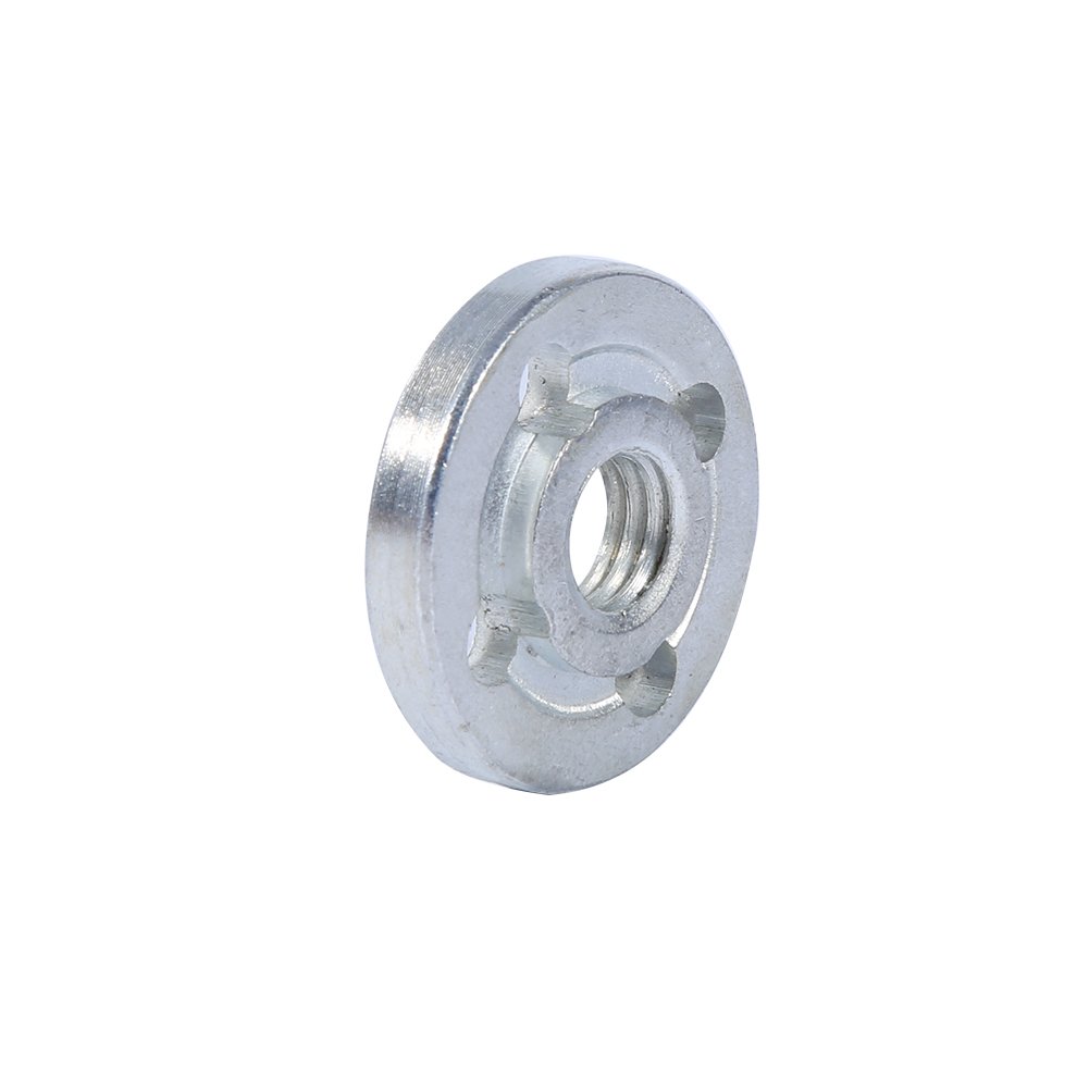 1 Pair Silver & Black Angle Grinder Flange Set - M10 Inner & Outer Flange Replacement Parts for Electrical Angle Grinders - Perfect for Metal Cutting, Grinding & Polishing Projects