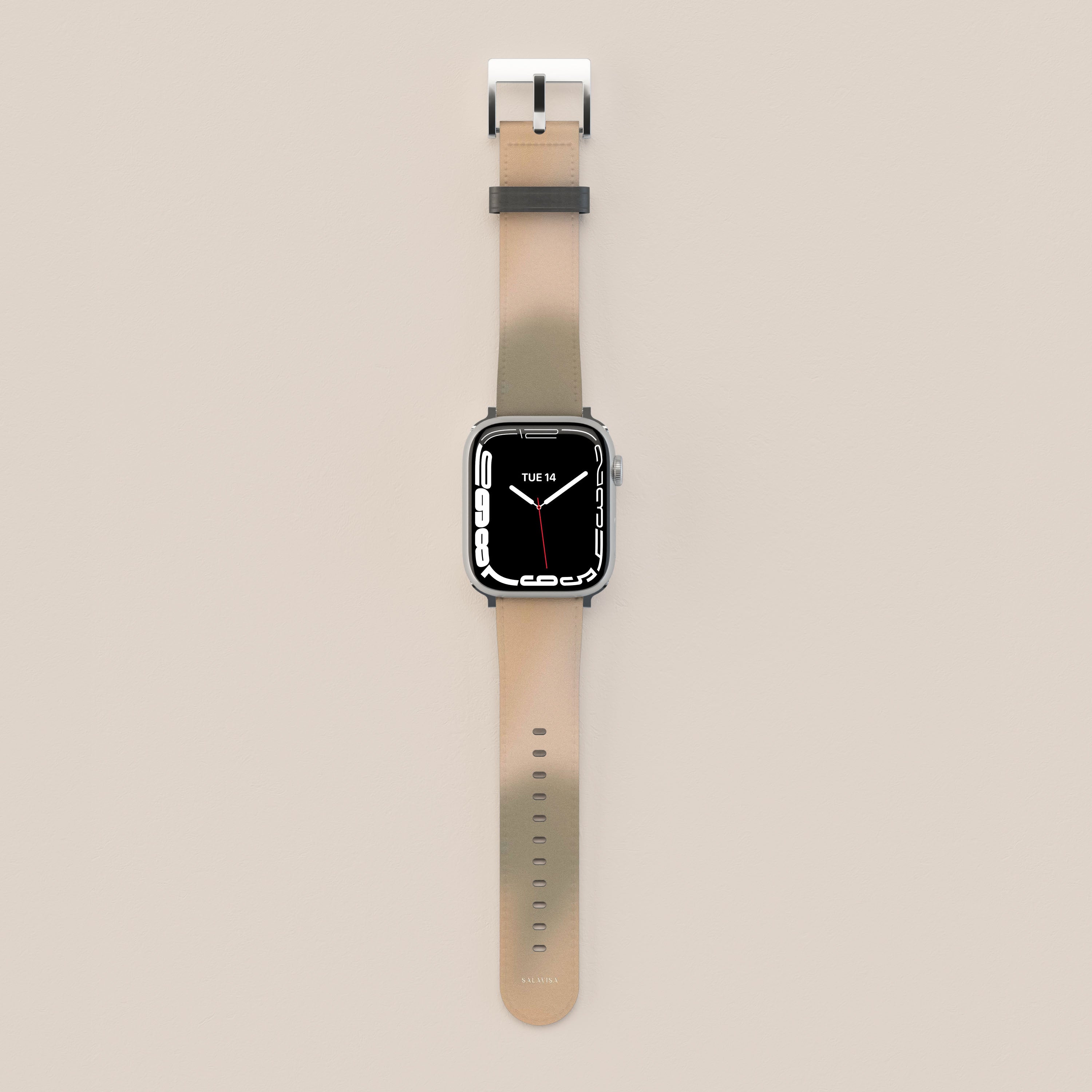 Ethereal Blur Apple Watch Band - Soft Silicone Replacement Strap for Apple Watch Series 9/8/7/6/SE/5/4/3/2/1 - Perfect for Workouts, Running & Everyday Wear