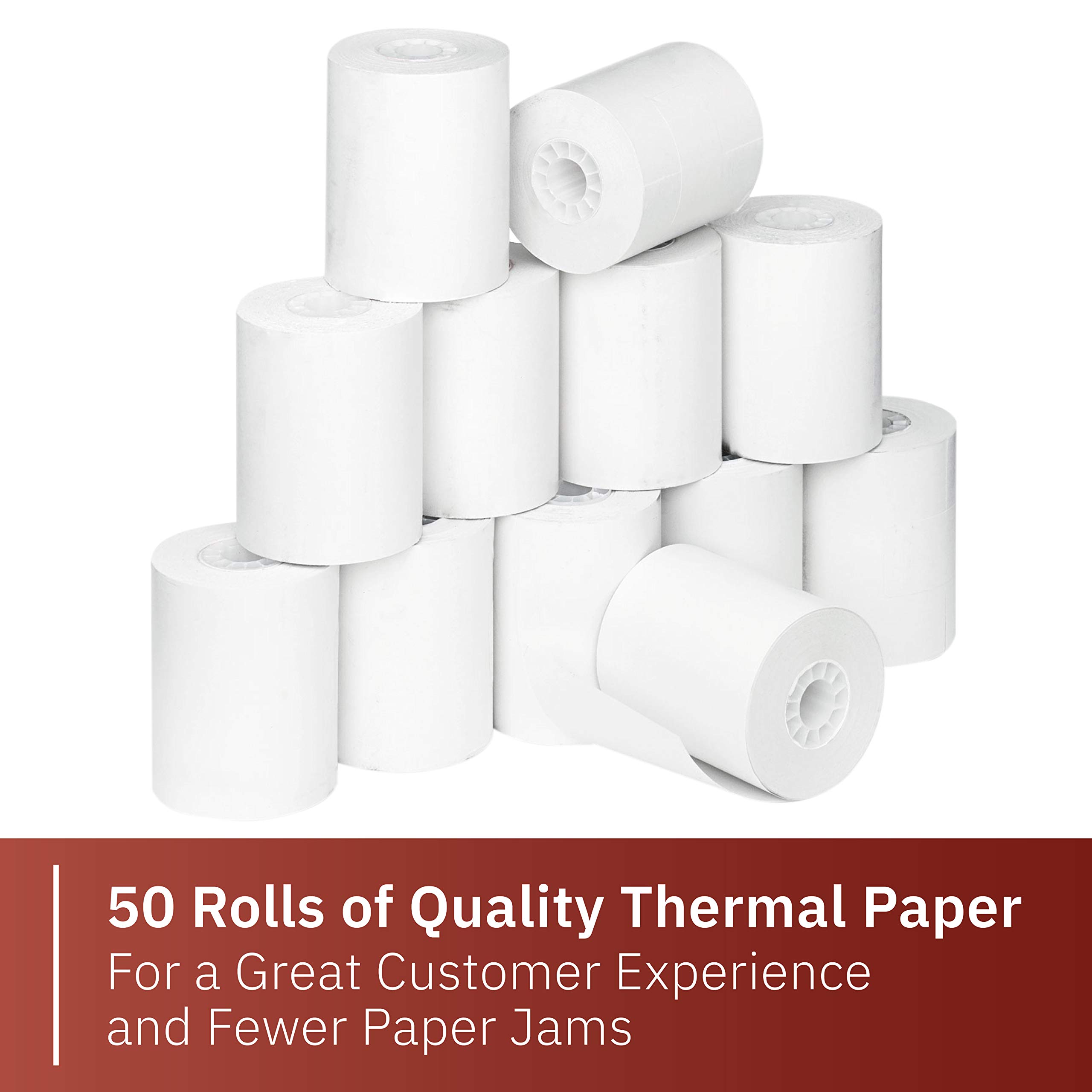 DCCStands Freestanding Swivel & Tilt Clover Mini/Clover Mini 3 Terminal Stand with 50 Rolls Thermal Paper - Perfect for Coffee Shops, Restaurants & Retail POS Systems