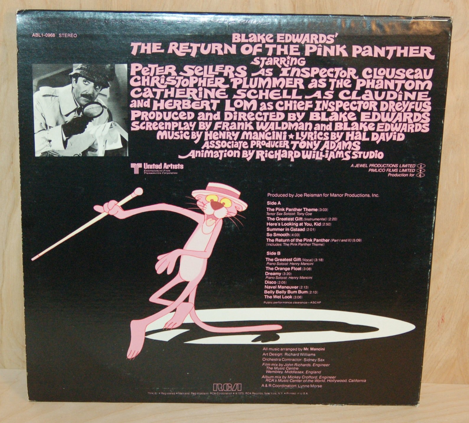 Blake Edwards' The Return Of The Pink Panther - Classic Comedy Movie DVD - Perfect for Movie Nights & Comedy Lovers