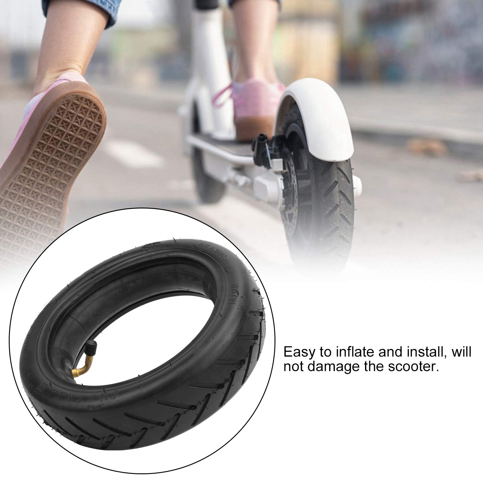 8.5 Inch Electric Scooter Tire Set - Durable Rubber Replacement Tires for Xiaomi M365/PRO E-Scooters - Perfect for Commuting & Urban Travel