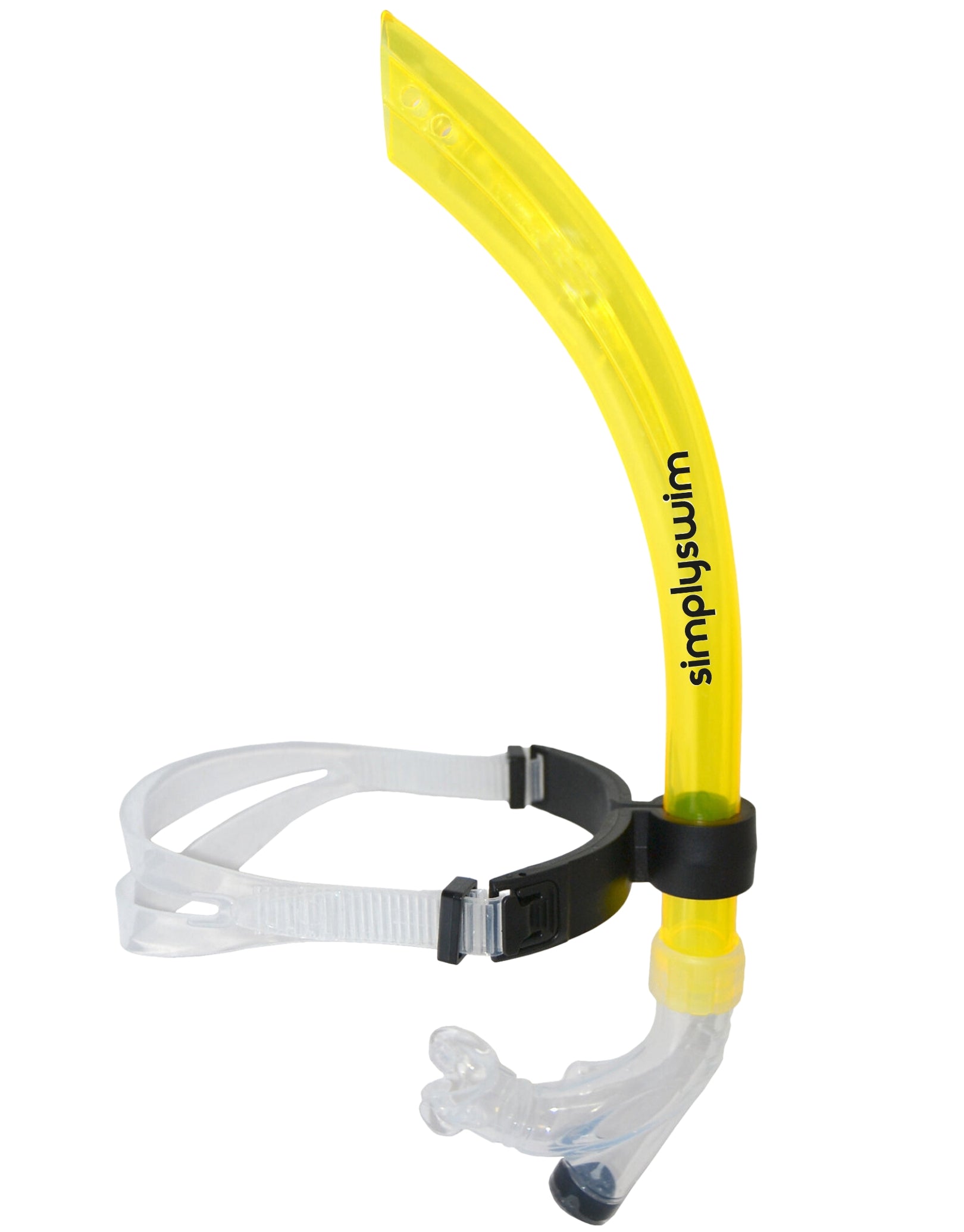 Junior Yellow Front Center Snorkel for Kids - Perfect for Swimming, Snorkeling, and Beach Adventures