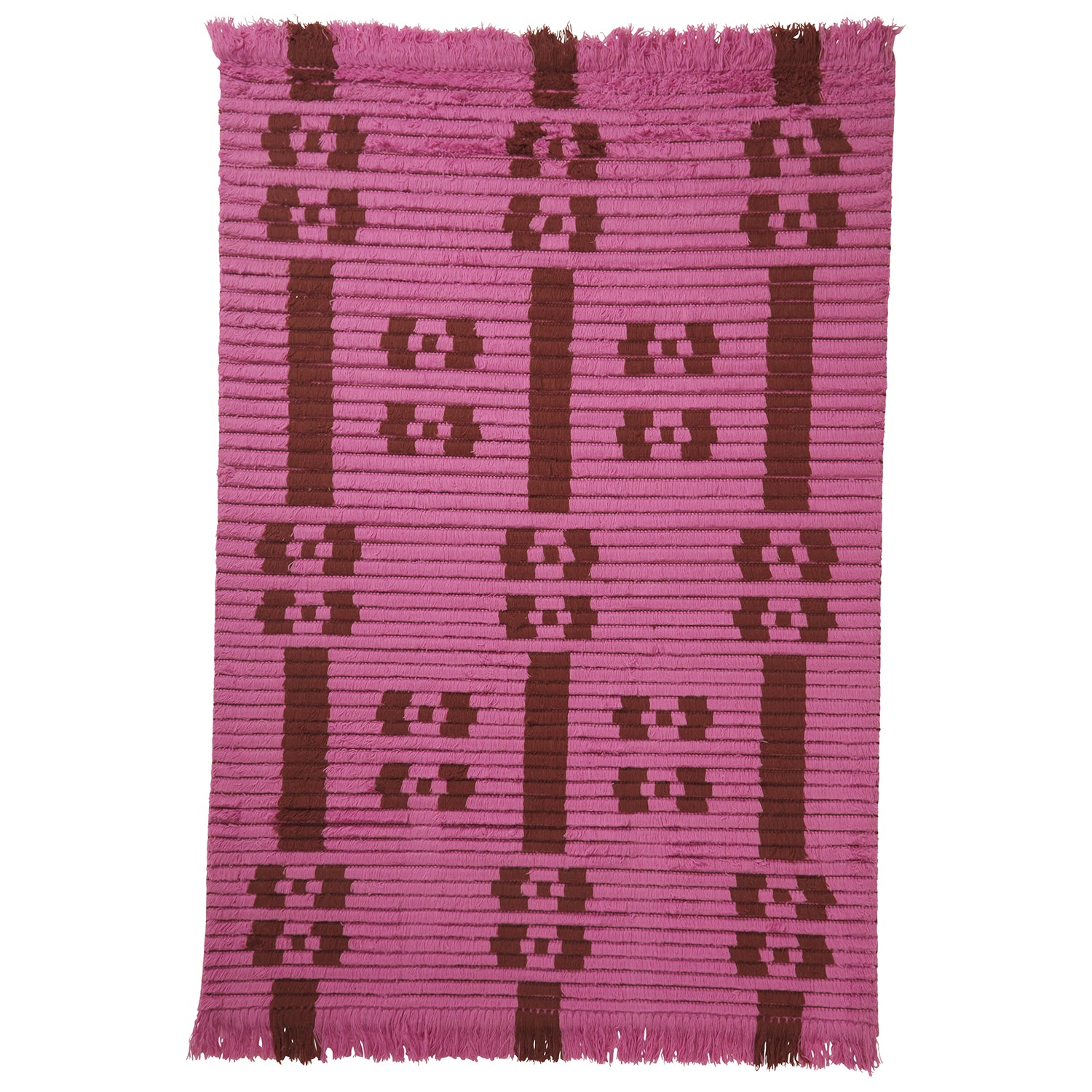 Luxury Hira Tufted Rug in Rosewater - Soft and Durable Handmade Area Rug for Living Room, Bedroom, and Nursery Decor