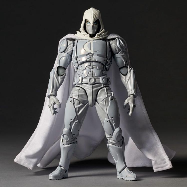 Amazing Yamaguchi Revoltech Moon Knight Action Figure NR013 - Collectible Marvel Superhero Toy for Display & Role Play