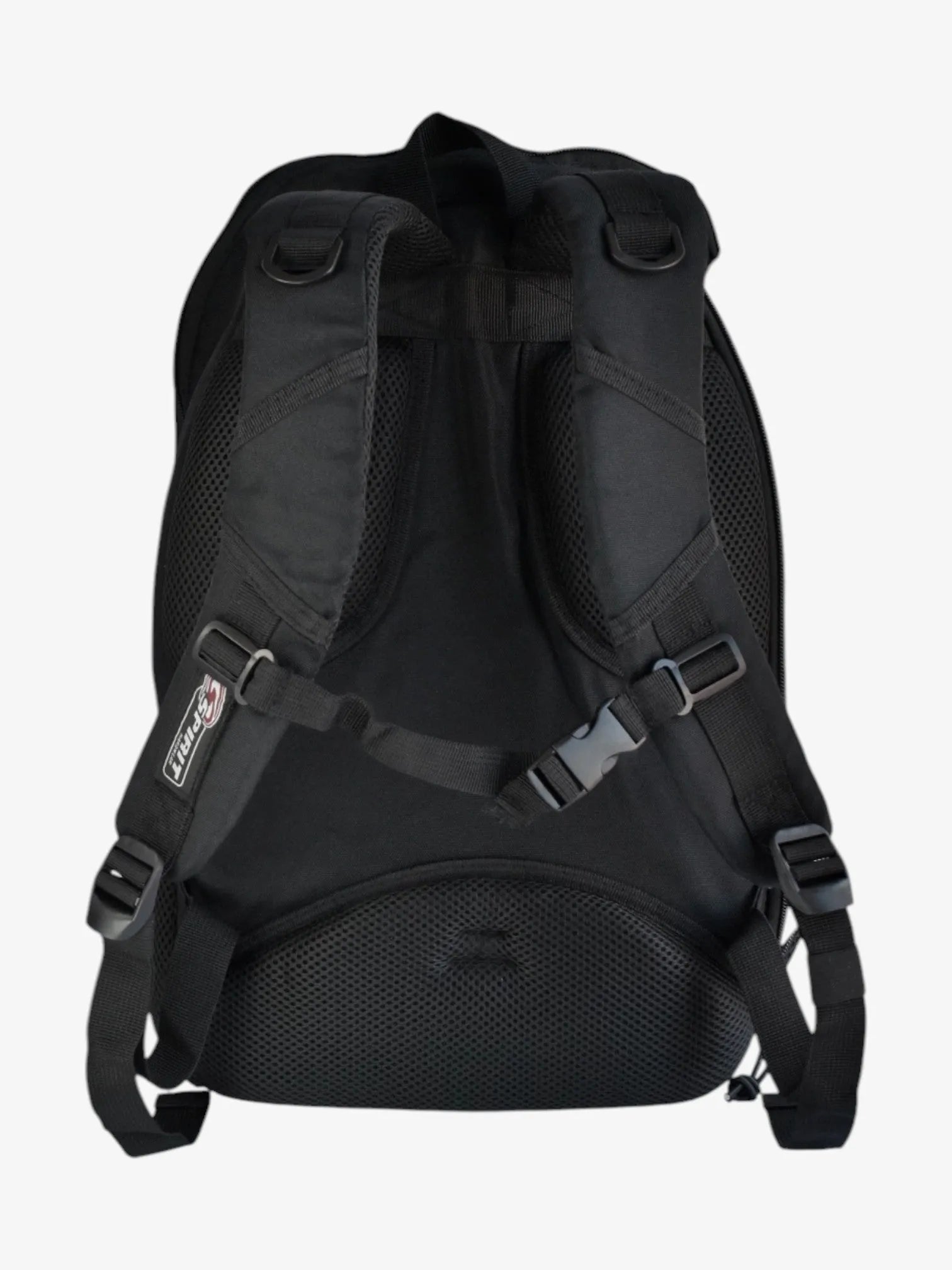 Spirit Block Backpack - Stylish Grey & Burgundy Laptop Bag for Work, School & Travel | Durable & Water-Resistant College Backpack with USB Charging Port