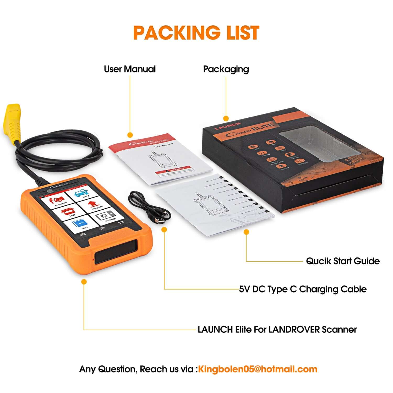 LAUNCH X431 Creader Elite OBD2 Scanner for Land Rover & Jaguar - Bidirectional Diagnostic Tool, Full System Code Reader | Car Engine & Transmission Scan for DIY & Professional Use