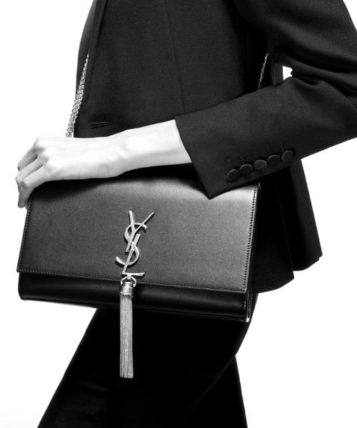 Saint Laurent Medium Kate Tassel Chain Bag in Dark Green Crocodile Leather - Perfect for Evening Events & Luxury Fashion Accessories