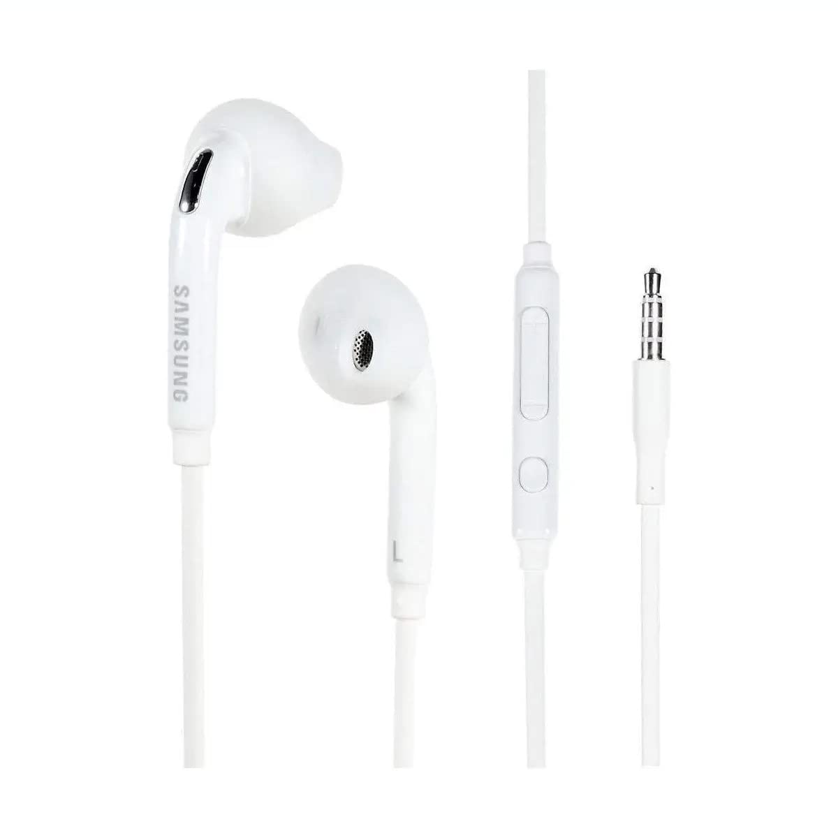 Premium Wired 3.5mm Headphones with Built-in Mic for Samsung Galaxy M02s - Compatible with EO-EG920LW Headset (1 Pack) - Perfect for Gaming, Calls & Music Listening