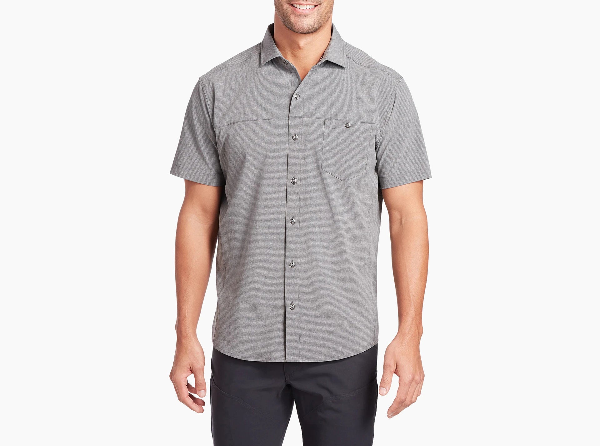 Kuhl Optimizr SS Men's Short Sleeve Performance Shirt - Lightweight Quick-Dry Hiking & Outdoor Travel Shirt for Active Lifestyle