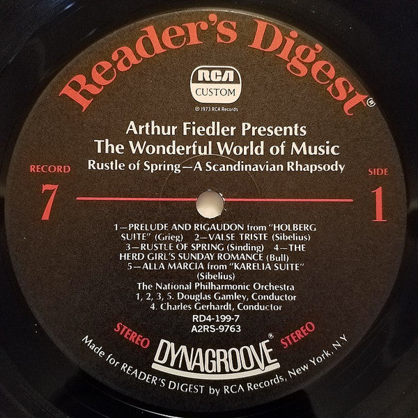 Arthur Fiedler - The Wonderful World Of Music (10xLP Vinyl Box Set, Compilation) - Near Mint or Mint Condition - Perfect for Classical Music Collectors & Audiophiles