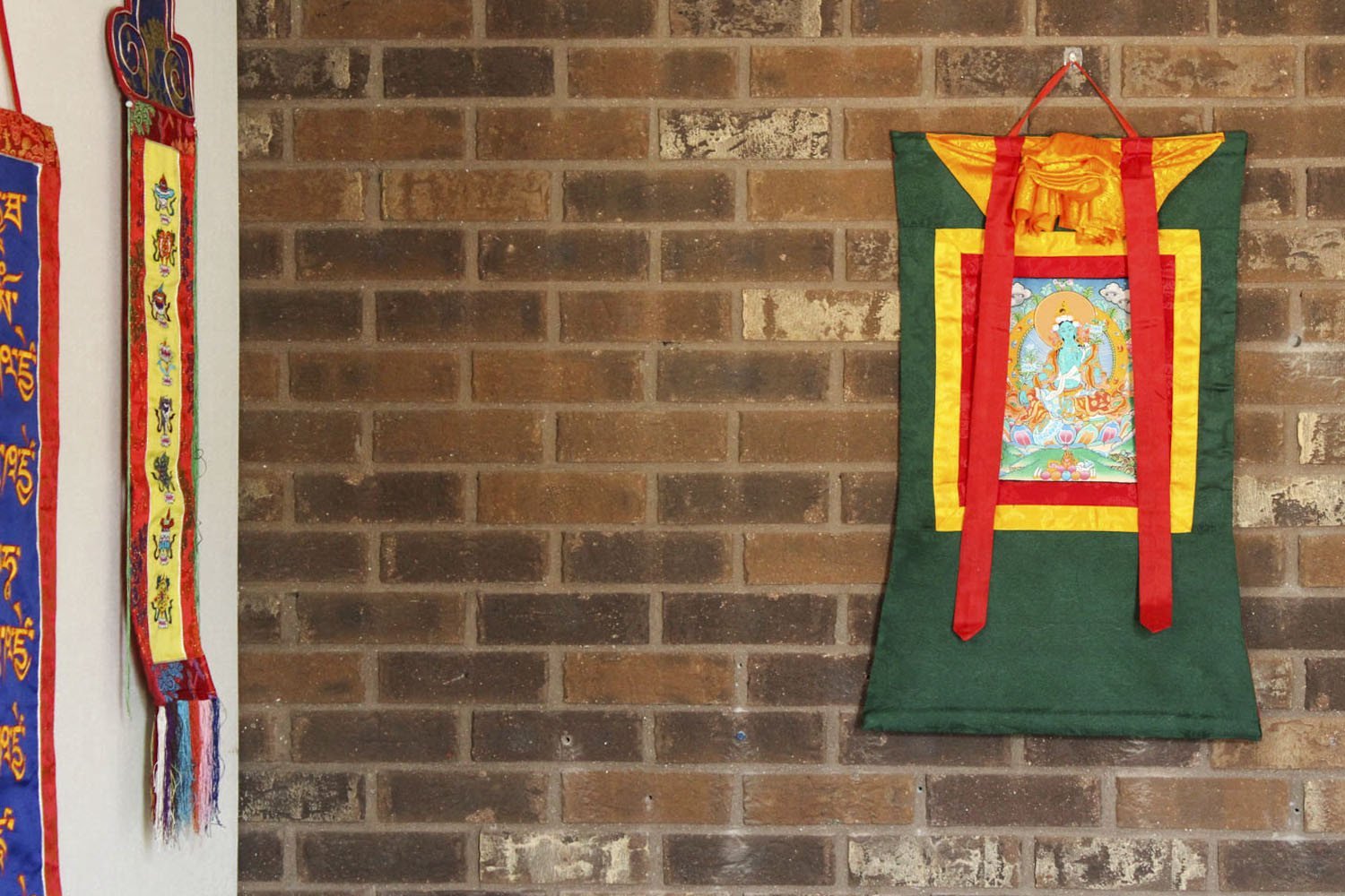 Green Tara Savioress Thangka - Handmade Tibetan Buddhist Wall Art for Meditation & Spiritual Decor | Perfect for Home Altar, Yoga Studio & Healing Spaces