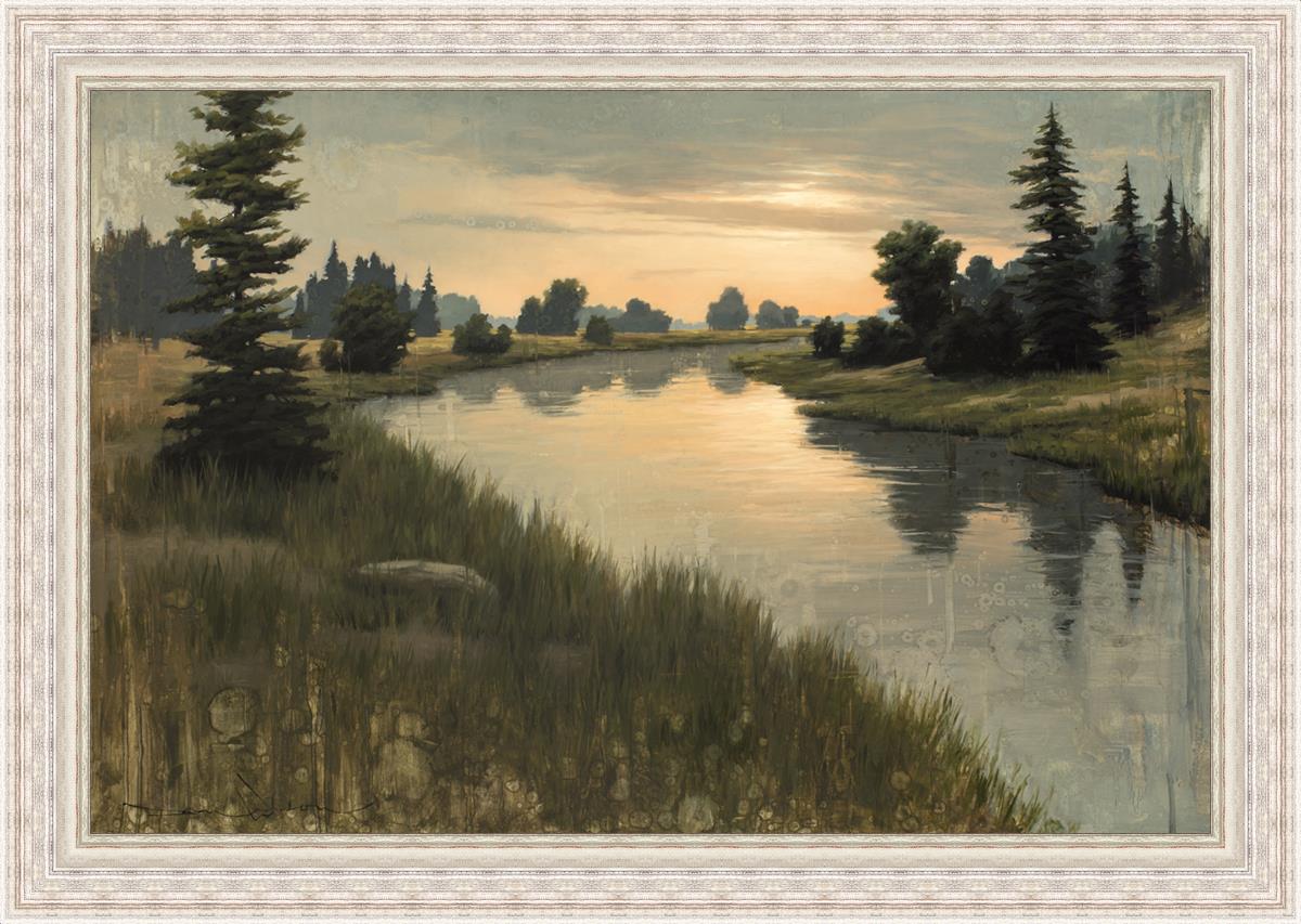 Calming Dusk Large Wall Art - Modern Abstract Canvas Painting for Living Room, Bedroom & Office Decor - Perfect for Home & Commercial Spaces