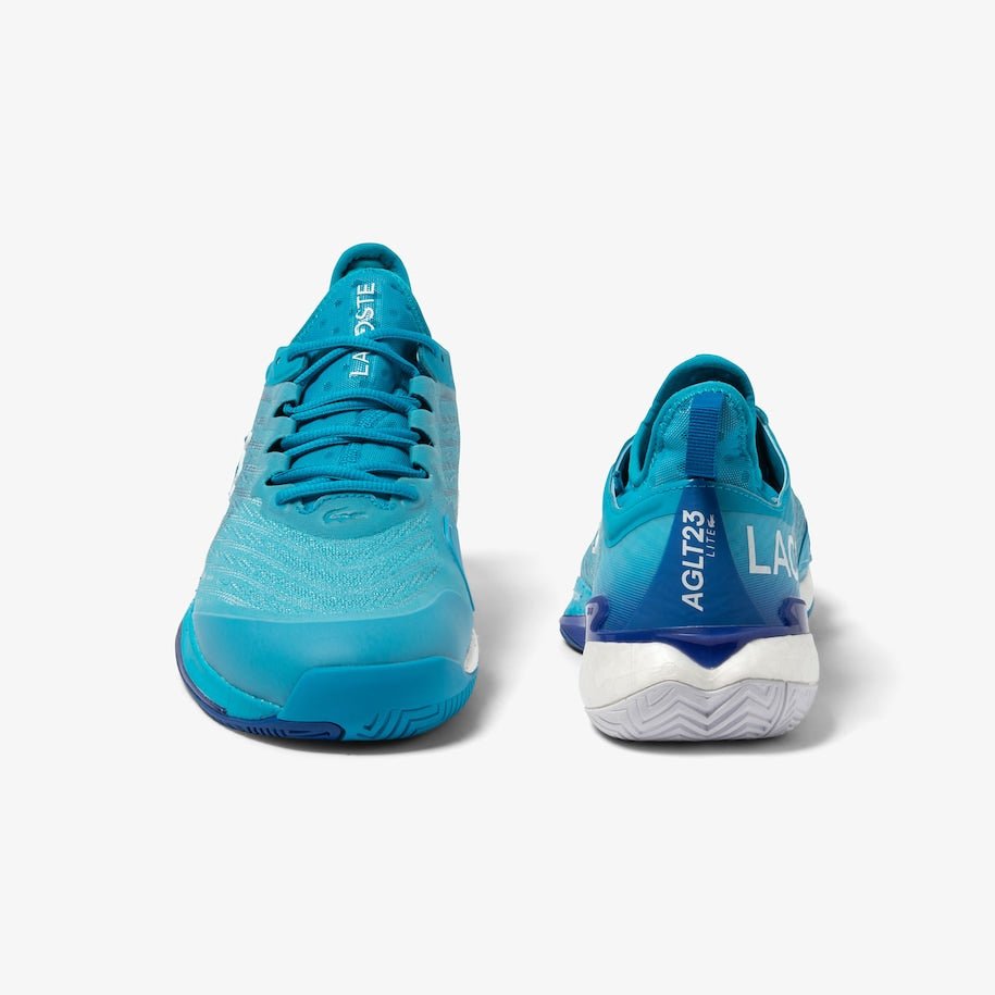 Lacoste AG LT23 Lite Women's Tennis Shoes - Lightweight Comfort for Casual & Sports Wear - Blue/White - Perfect for Tennis, Gym & Everyday Use