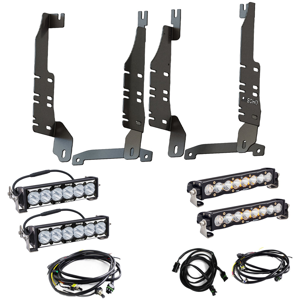 2019-2025 Ram 1500 SDHQ Custom Grille LED Light Bar Mount Kit - DIY Off-Road Lighting Upgrade for Trucks | Perfect for Night Driving, Camping & Off-Road Adventures