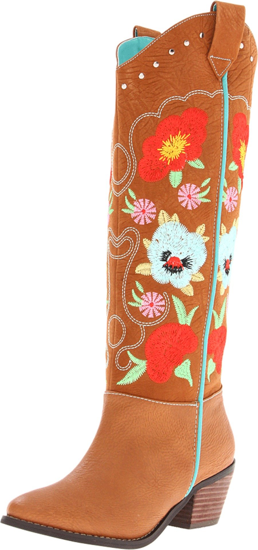 Grazie Women's Howdy Cowboy Boots - Stylish Western Ankle Boots for Women | Comfortable & Fashionable for Country, Rodeo, and Casual Wear