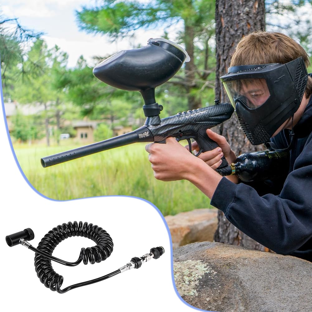 Joyzan Heavy Duty Paintball Hose with O-Ring - for Airsoft & Compressed Air Tanks